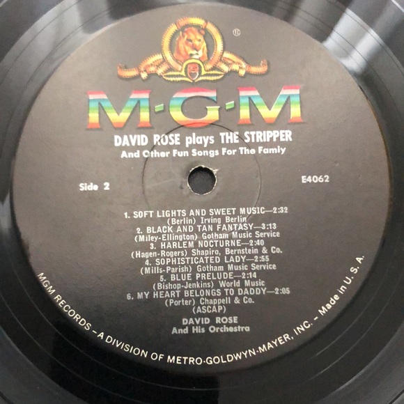 David Rose The Stripper Vinyl Lp - Picture 9 of 11